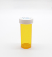 Bouteille en plastique PP scellée en gros avec bouchon CR anti-enfant, sérigraphiée, étanche à l'humidité, petite bouteille à médicaments pour pilules et herbes