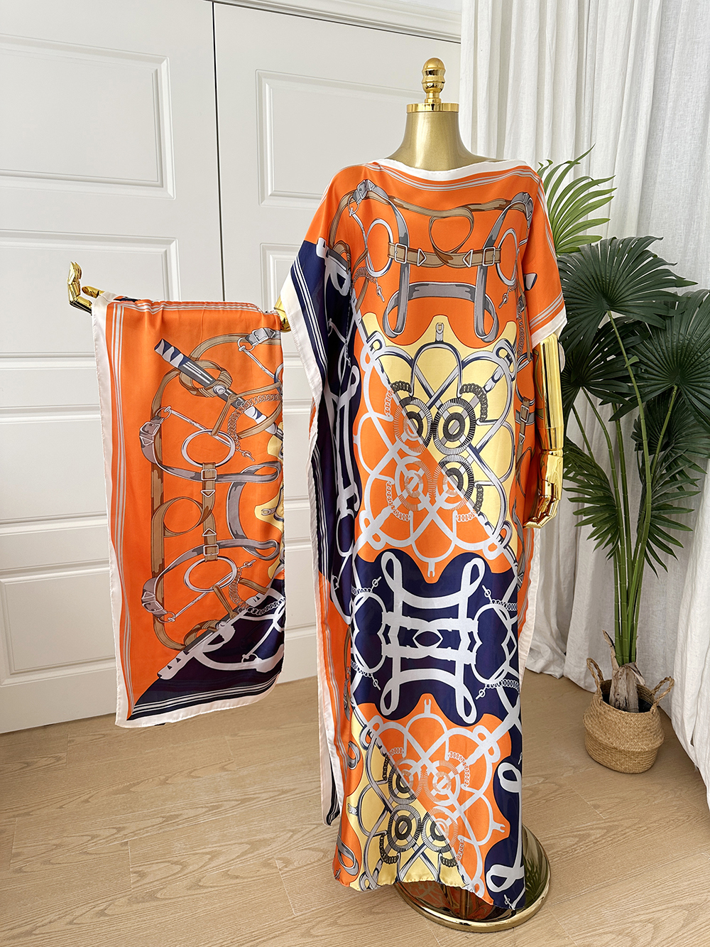 open lace back dress Women Kimono Style Multicolor Long Maxi Caftan Dress
