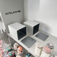 Boîte universelle vide en fer blanc avec couvercle à vis carré, couleur unie, pour thé noir, thé vert, grains de café, pot hermétique, vente en gros, usage alimentaire