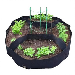 Maceta Circular de Fieltro No Tejido para Plantas, Jardinera para Balcón, Caja para Cultivo de Vegetales y Semillas - Product Image 4