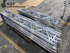 Truss de espiga de aluminio TFR F34, conexión rápida plateada/negra para eventos, conciertos, fiestas, exteriores e interiores, pantallas de armadura - Product Image 4