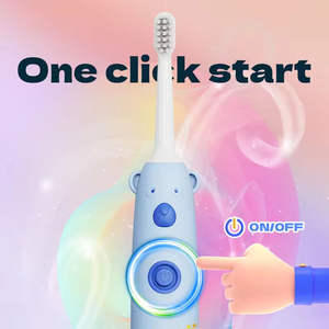 Nouvelle brosse à dents électrique sonique rechargeable en gros à bas prix, en forme de dessin animé, pour adultes, avec poils doux - Product Image 6