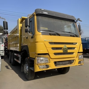 Camion benne minier d'occasion Sinotruk HOWO 371 400 Diesel 6X4 10 roues Euro2 avec conduite à gauche - Product Image 4