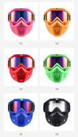 Lunettes de motocross en gros, masques de snowboard, lunettes anti-buée pour casques de course MX VTT, masques de moto coupe-vent