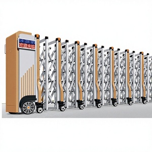 Barriera Stradale Espandibile Manuale a Prezzi di Fabbrica, Barriera di Sicurezza per il Controllo della Folla, Barriera Stradale in Alluminio Antiurto con Telecomando - Product Image 4