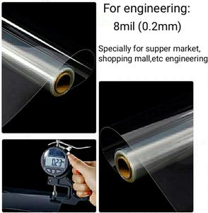 ฟิล์มนาโนเคลือบสีรถยนต์ติด8mil คุณภาพ3ม. สำหรับติดหน้าต่างแบบถอดออกได้และป้องกันสีเหลืองสำหรับห่อรถ - Product Image 5