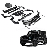Kit de carrosserie de pare-chocs en carbone sec Bra-B G800 pour Mercedes Benz Classe G G63 W465 New Sideskirt Rear Spoiler Spare Tire Cover Bodykit