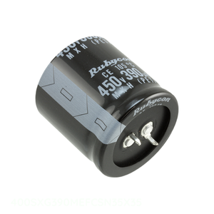 ตัวเก็บประจุแบบสแนป th แบบมีฝาปิด400SXG390MEFCSN35X35 390 uF 20% 400V ของแท้ - Product Image 1