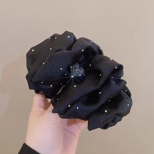 Black <b>bow</b> bun hair <b>clip</b>, new style, women's hairpin, high ponytail hair accessory. - Product Image 4
