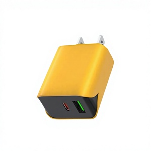 <span class=keywords><strong>TKT</strong></span> 20W Amarillo GaN Cargador Puertos de carga dual (4A Teléfono <span class=keywords><strong>1</strong></span>.5A Cámara) Enchufe de EE. UU. Reloj inteligente Escritorio Compatible 20W PD Auricular - Product Image 1
