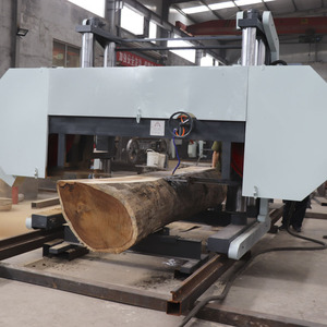 Sierra de cinta horizontal de alta resistencia, ancho de corte máximo de 2500 mm, máquina de aserradero para corte primario de troncos de gran diámetro - Product Image 4
