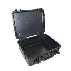 Caja de Herramientas de Plástico Resistente al Agua, Caja de Herramientas de Plástico Rígida Portátil Resistente al Agua - Product Image 1