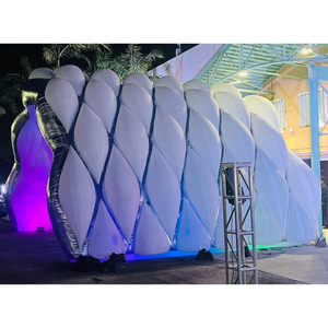 <span class=keywords><strong>Tunnel</strong></span> d'entrée gonflable avec éclairage LED blanc, <span class=keywords><strong>tunnel</strong></span> gonflable lumineux pour fêtes et événements en plein air - Product Image 4