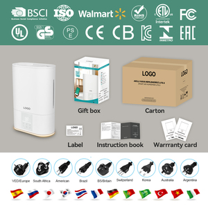 Diffuseur d'huiles essentielles 6L Humidificateur Top Fill LCD Écran tactile Veilleuse Mode veille pour salon - Product Image 6