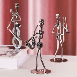 Ornements décoratifs uniques en fer forgé, modèle de guitariste, pour la maison et le bureau, collection Iron Man - Product Image 2