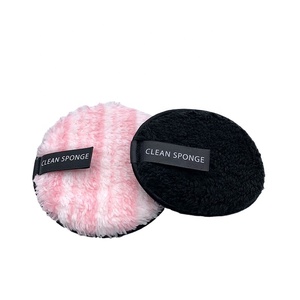 Miss Beauté Nouveautés Microfibre Étiquette Privée maquillage Rose Supprimer Tampons avec Double Face - Product Image 1