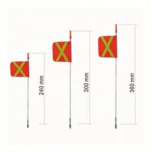 Vehículo de Advertencia de Seguridad Portátil Promocional con Serigrafía para Minería, Construcción, Camiones de Arena y Carreteras, 6/8/10FT - Product Image 6