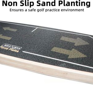 Entrenador de columpio de Golf, placa de presión, cambio de peso, tabla de equilibrio, entrenador de velocidad de Golf para fuerza y tempo para golpear el astillado - Product Image 5