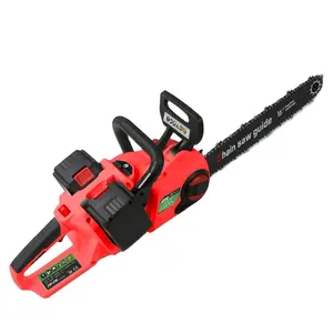 16inch 40V 7.5Ah battery BRUSHLESS Rechargeable Power Chain Saw Cordless Electric Chainsaw 16 14 Inch For Garden Work