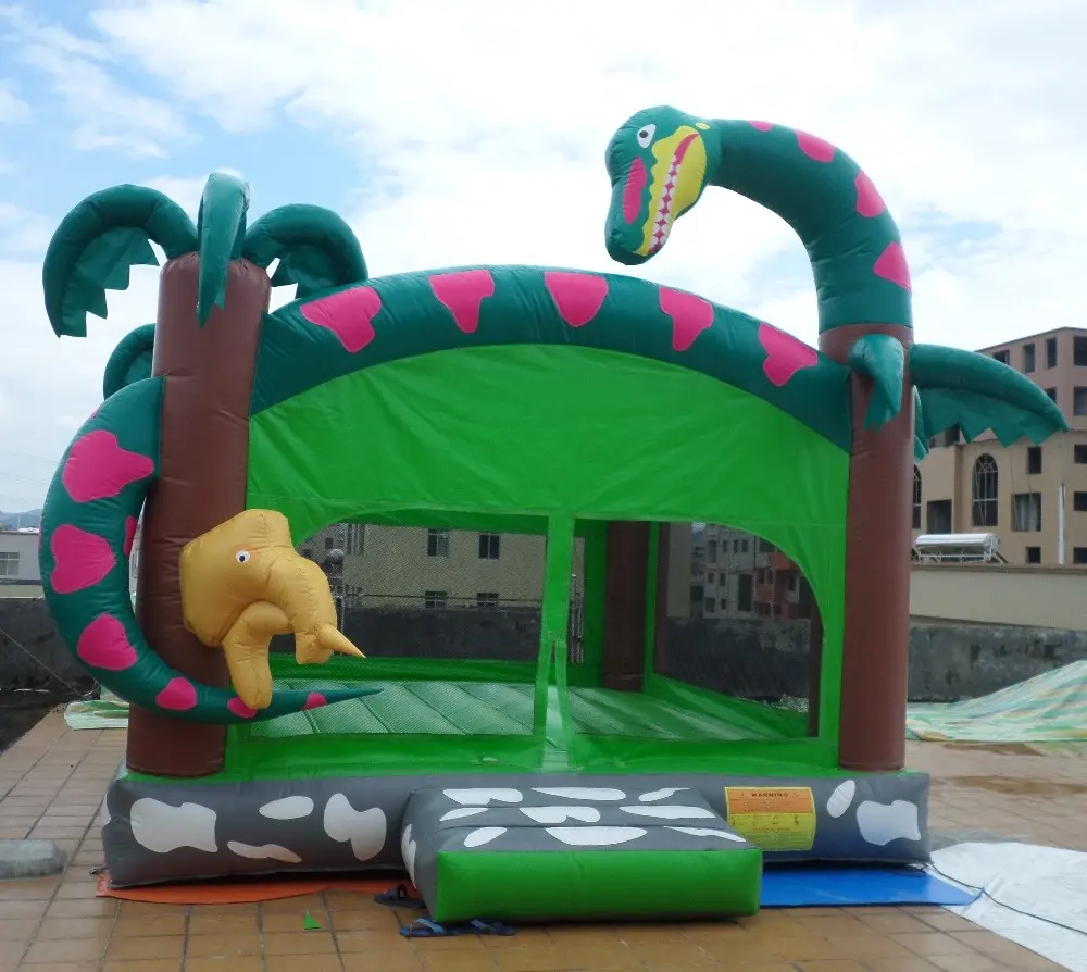 Cheap large inflatable snake bounce house cartoon animal bouncy castle for sale
