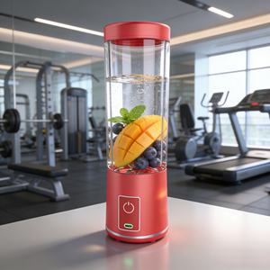Blender robuste, mode turbo, 500 ml, sans BPA, fabricant de smoothies, charge USB/batterie, étanche, broyeur de glace, pour la maison, les voyages, l'hôtel - Product Image 2