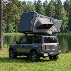 Alüminyum sert kabuk çatı üst çadır açık su geçirmez kamp çatı çadırı 3-4 kişi off-road - Product Image 3