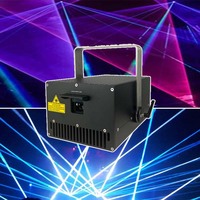 Láser de Escenario de Aluminio con Más de 200 Efectos Integrados, Láser de Haz de Animación 3D para Espectáculos, Teatro, Eventos, DJ, Club, Fiesta, Discoteca, Boda