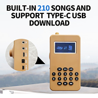 Appareil d'appel vocal MP3 pour oiseaux 12V à batterie lithium CSSIWE CSW-830B, machine d'appel pour cailles, dispositif audio pour oiseaux