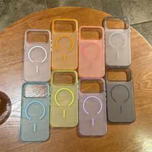 เคสโทรศัพท์แบบแข็งบางพิเศษ หน้าต่างขนาดใหญ่ ผิวด้าน สำหรับ iPhone Air 16 15 Pro Max, เคสใสแม่เหล็กสำหรับ iPhone 17 - Product Image 2