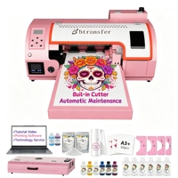 Nouvel ensemble économique d'imprimante DTF A3 avec four de séchage entièrement automatique et kit de démarrage pour transfert de film 13 pouces pour la personnalisation de vêtements