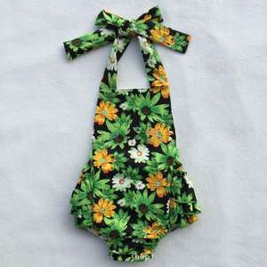 Fournisseur chinois Ali, vente en gros de vêtements pour bébés et tout-petits en coton biologique, combinaisons pour filles en solde - Product Image 1