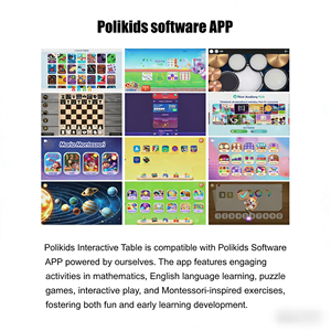 Table tactile interactive <span class=keywords><strong>de</strong></span> 43 pouces, table <span class=keywords><strong>de</strong></span> jeu et d'étude intelligente pour enfants avec système Android - Product Image 4