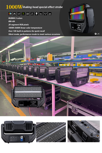 Luce LED 1000w /3000w 8 + 8 RGBW Led luce stroboscopica per Dj Club Party Stage fabbrica tempestosa Bar illuminazione di nozze - Product Image 5