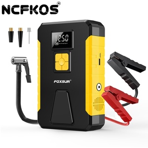 NCFKOS 26800mAh 2 en 1 Jump <span class=keywords><strong>Starter</strong></span> Compresor de aire para automóvil 50 PSI Bomba inalámbrica Pickup Truck Car Jump <span class=keywords><strong>Starter</strong></span> con compresor de aire - Product Image 1