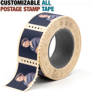 Cinta Adhesiva Decorativa Washi con Estampado CMYK, Perforada y con Bordes Troquelados Personalizados, Reposicionable para Diarios, Álbumes <span class=keywords><strong>de</strong></span> Recortes y Manualidades en Papel - Product Image 1