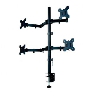 New <b>Computer</b> <b>Desk</b> Vesa Monitor Stand Four Monitor Mount Arm for 13-27" Lcd Led Monitors - Product Image 3