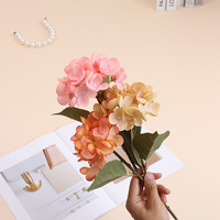 Fleur artificielle à tige unique, Hortensia brésilien, style nordique, luxe léger, en soie, faite à la main, pour décoration de bureau à domicile, remise de diplôme, Pâques