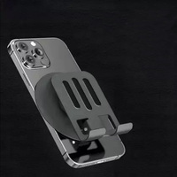 Support de téléphone pliable et rotatif en métal pour la prise de vue en plan surélevé des tablettes