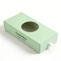 Boîte d'emballage de biscuits écologique avec logo personnalisé, boîte à bento, boîte à sushi, boîte à brownie, boîte à biscuits en papier, boîte à chocolat de luxe avec tiroir coulissant, boîte cadeau