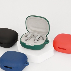 Étui de protection pour écouteurs JB L LIVE <span class=keywords><strong>FLEX</strong></span>, étui de protection intégré en caoutchouc silicone, avec porte-clés - Product Image 1