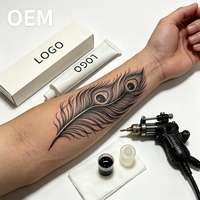 Tatuaje con Logotipo Personalizado de Textura Estable y Económica para Tiendas de Tatuajes Emergentes y Centros Comunitarios de Servicios de Belleza