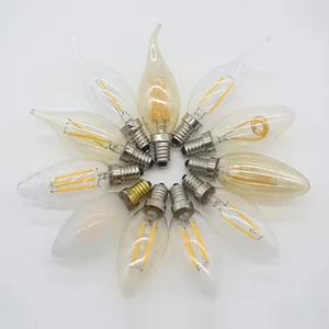 Cổ điển C35 cho tip <span class=keywords><strong>LED</strong></span> Edison <span class=keywords><strong>Filament</strong></span> ánh sáng bóng đèn AC Power B22/E27/E14 6000K Dimmable CRI 80 khu dân cư khách sạn trang trí nội thất - Product Image 5