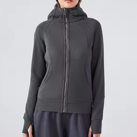 Hoodie Anti Angin Tahan Dingin Bernapas dan Menyerap Kelembapan untuk Fitness dari Gudang Luar Negeri USA
