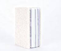 Besticktes Flauschiges Stoff-PVC-PP Hardcover A5 Weiches Plüsch-Notizbuch mit Rückstichbindung 100 Blatt Loseblatt Leder-Notizbuch Journal für Kinder