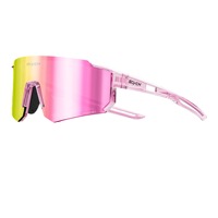 Gafas de Sol Deportivas Fotocromáticas UV400 con Montura Completa y Lentes de PC Ultraligeras para Ciclismo, Running, Conducción, para Hombre y Mujer, Gafas de Exterior