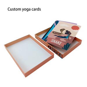 Cartes à jouer de <span class=keywords><strong>yoga</strong></span> personnalisables pour enfants Jeu de pleine conscience avec outil de planification de leçon de poses d'animaux - Product Image 3