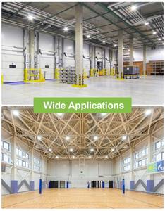 Projecteurs industriels 240W/200W/150W, luminaires suspendus pour supermarchés, magasins de détail, églises, garantie 5 ans, 3 CCT - Product Image 2