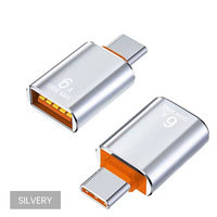 Adaptateur OTG USB 3.0 Type-C USB-A 6A à courant élevé, convertisseur de carte mémoire et clé USB pour ordinateur portable et surveillance industrielle