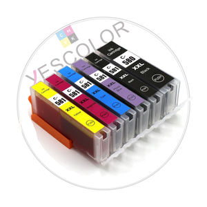 <span class=keywords><strong>Cartouche</strong></span> d'encre Yescolor Premium compatible 580XL 580XXL PGI-580 581XL 581XXL CLI-<span class=keywords><strong>581</strong></span> pour <span class=keywords><strong>Canon</strong></span> Pixma PIXMA TS705/TR7550/TR8550 - Product Image 1
