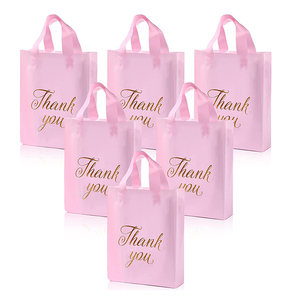 Sac à provisions en plastique recyclable personnalisé pour magasin de détail Emballage plastique grâce aux sacs de boutique avec logos - Product Image 1
